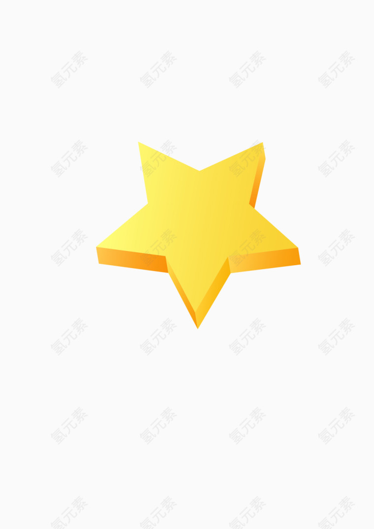 3D五角星