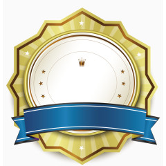 不规则圆盘式荣誉肩章