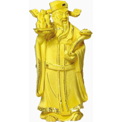 金装财神爷免抠素材