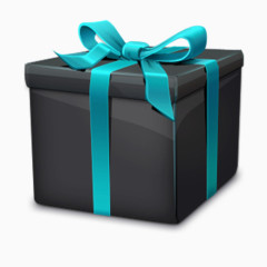 彩带礼物盒子元素