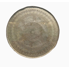 俄罗斯族拉克人铜托盘