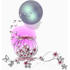 笼子圆珠效果元素