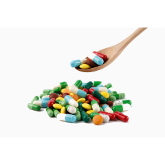 彩色药丸