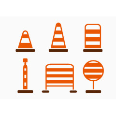 简笔画路况标志