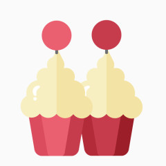 矢量甜品奶油糕点