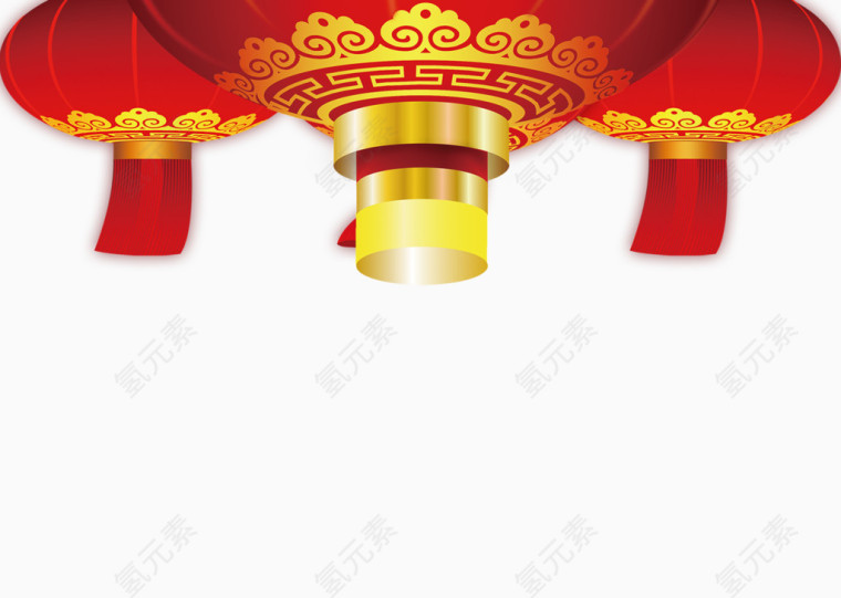 灯笼分层素材