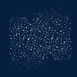 透明雪花漂浮素材