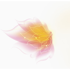 粉色花瓣翅膀