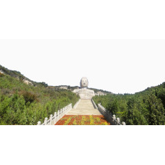 著名蒙山大佛