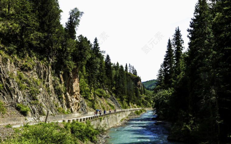 卓尼县大峪沟风景
