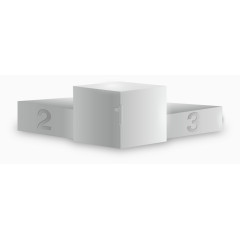 矢量手绘领奖台