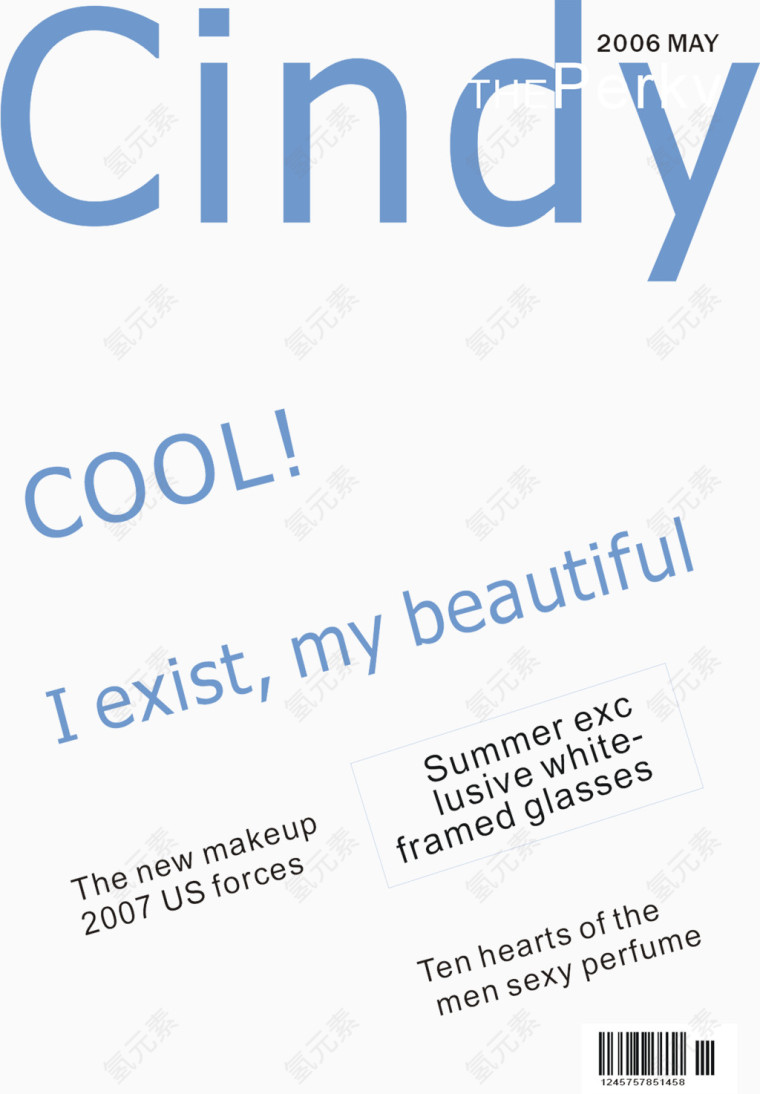 时尚杂志封面
