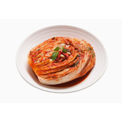 白碗里的辣白菜