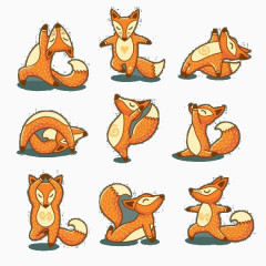 小狐狸锻炼身体