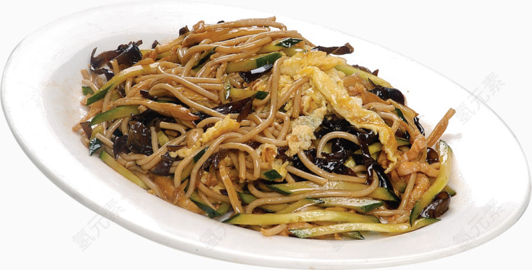 一份木须肉炒莜面