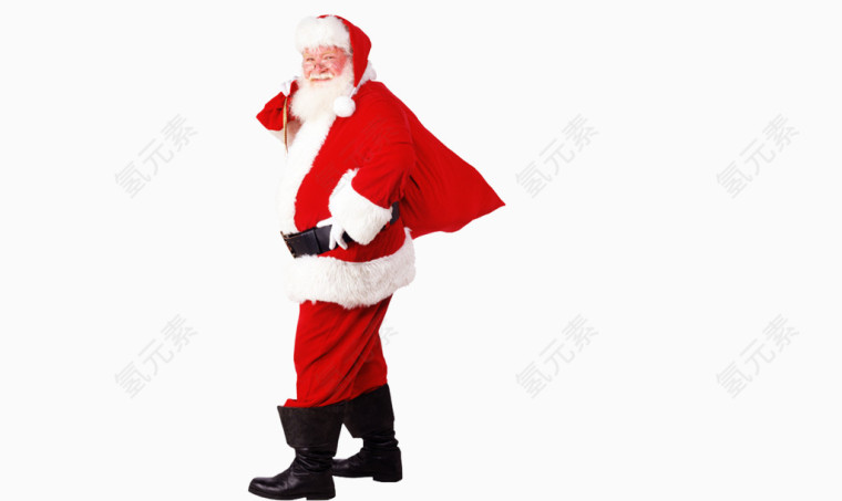 圣诞老人礼物礼品矢量图