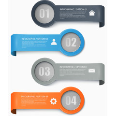 数字导航标签图.