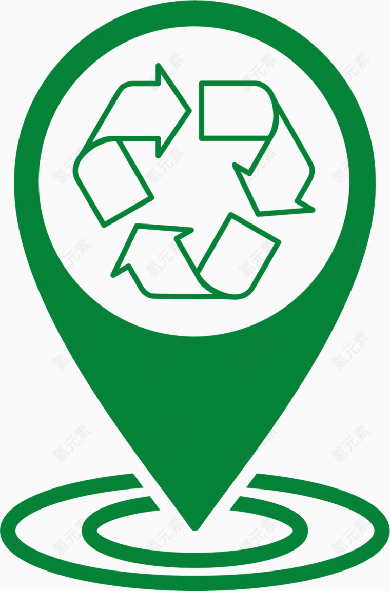 生态环境保护图标设计矢量素材
