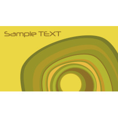 矢量时尚名片模板