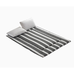 北欧条纹风床垫素材