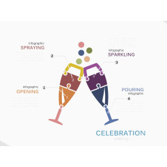 创意ppt标签矢量素材