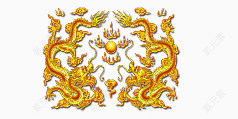 多龙戏珠