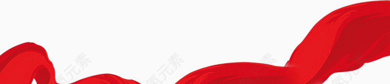 红色柔亮的丝带