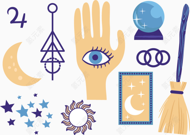 矢量图梦想的世界