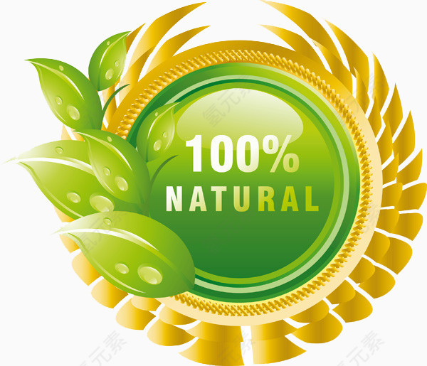 黄金100%图片素材