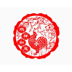 鸡鸣又报吉祥如意