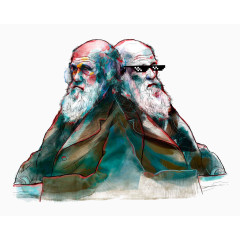 彩绘油画人物图案