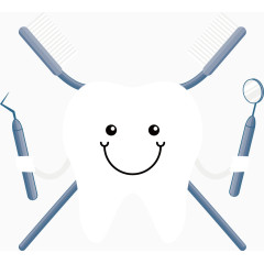 创意牙齿矢量图