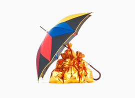 伞保护着资金