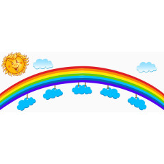 彩虹图案