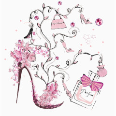 创意高跟鞋图片素材