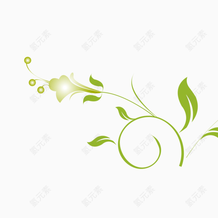 小清新绿色植物