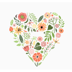 花卉爱心