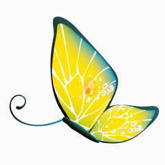 绚丽蝴蝶矢量素材