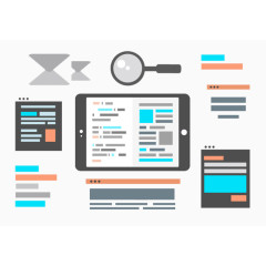 紫色深灰色文字内容