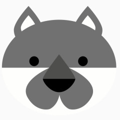 卡通 插画 母婴背景素材 可爱风格 童趣 动物 贴纸 动物园 动物头像