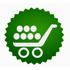 绿色购物素材图片