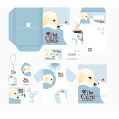 矢量企业办公用品VI设计