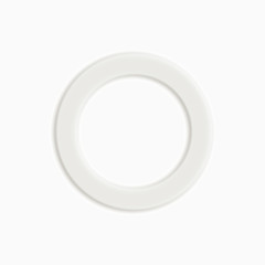 商务风简约白色边框圆环