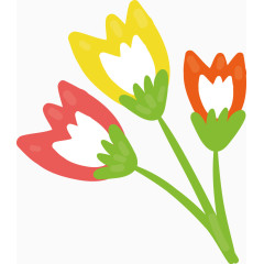 春季小花素材