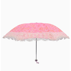 花边折叠伞