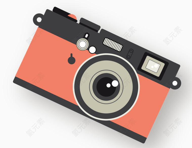 矢量多功能照相机素材