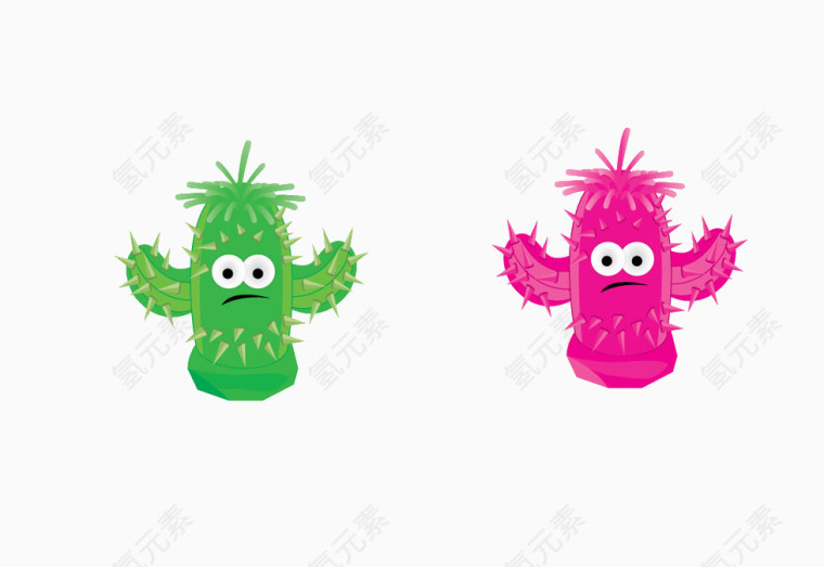 卡通仙人掌