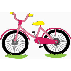 自行车在草地上