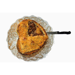心形烤饼