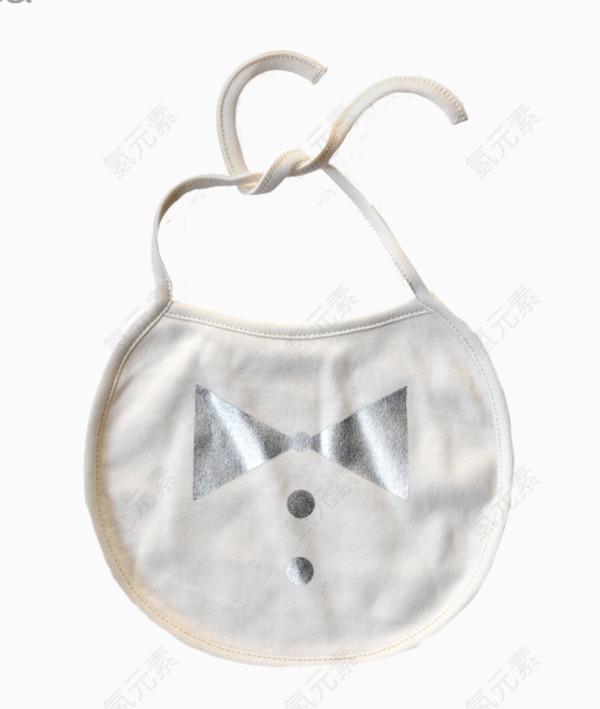 爬爬秋款有机棉婴儿围兜